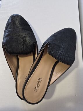 Michael Kors Black Slip-On Women's Flats